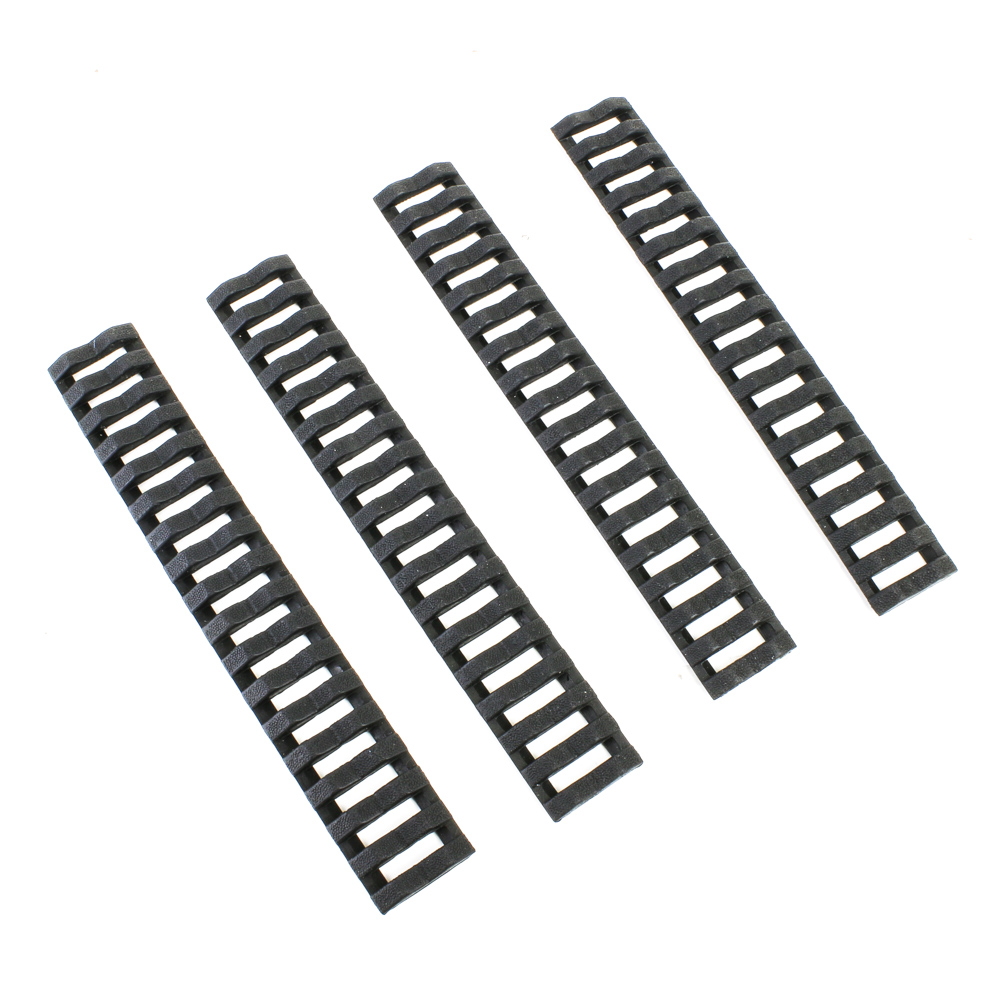 Quad Rail Ladder Covers (4 Pcs) -BLACK (All Sales Are Final. No refunds or Exchanges)